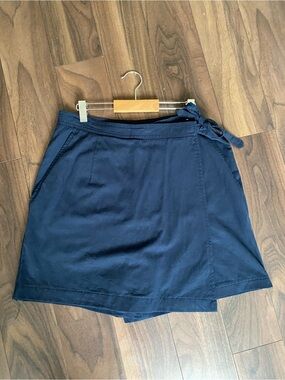 Vintage Navy Wrap Skort